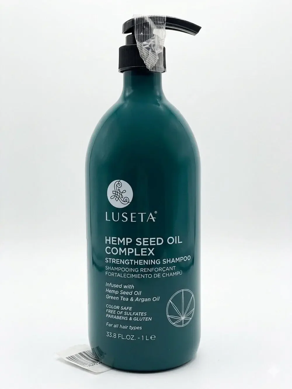Luseta Hemp Seed Oil Complex Strengthening Liquid Shampoo Jumbo 33.8 fl oz